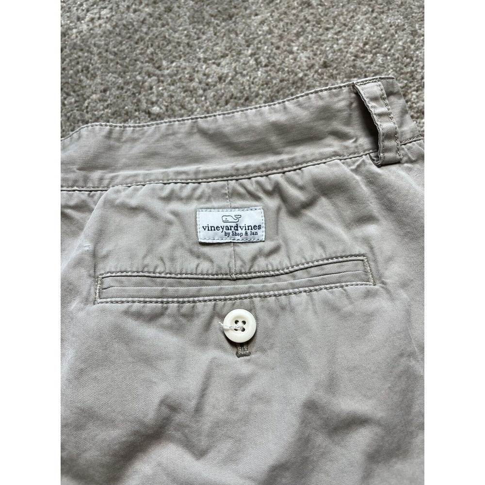 Vineyard Vines Mens Shorts‎ Chino Size 35 Tan/Khaki